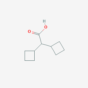 2,2-Dicyclobutylacetic acid
