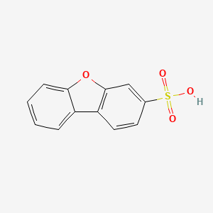 molecular formula C12H8O4S B13808079 Dibenzo[b,d]furan-3-sulfonic acid 