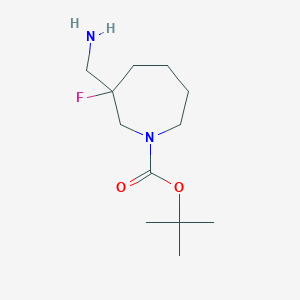 tert-Butyl 3-(aminomethyl)-3-fluoroazepane-1-carboxylate