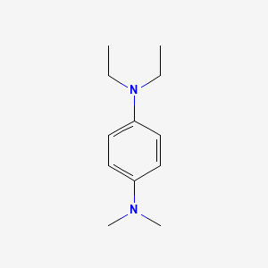molecular formula C12H20N2 B13808157 p-PHENYLENEDIAMINE, N,N-DIETHYL-N',N'-DIMETHYL- CAS No. 5775-53-1
