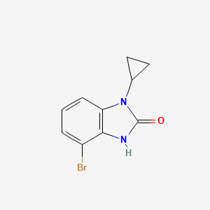 4-Bromo-1-cyclopropyl-1H-benzo[d]imidazol-2(3H)-one