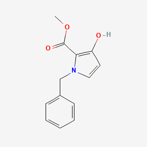 molecular formula C13H13NO3 B1380828 methyl 1-benzyl-3-hydroxy-1H-pyrrole-2-carboxylate CAS No. 1782533-38-3