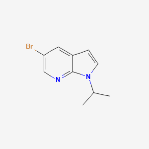 molecular formula C10H11BrN2 B1380838 5-Bromo-1-isopropyl-1h-pyrrolo[2,3-b]pyridine CAS No. 1059064-04-8