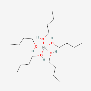 molecular formula C20H50NbO5 B13808381 Niobium n-butoxide 