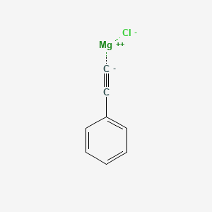 molecular formula C8H5ClMg B13808395 Phenylacetylenemagnesium chloride 