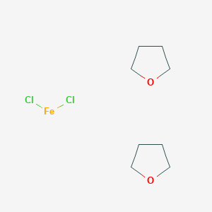 molecular formula C8H16Cl2FeO2 B13808440 Iron(ii)chloride tetrahydrofuran complex 