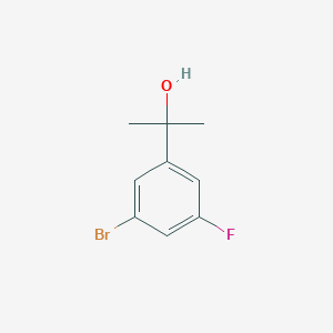 molecular formula C9H10BrFO B1380847 2-(3-Bromo-5-fluorophenyl)propan-2-ol CAS No. 1783974-49-1