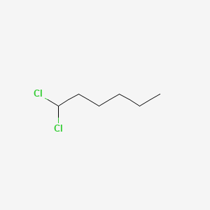 molecular formula C6H12Cl2 B13808546 1,1-Dichlorohexane 