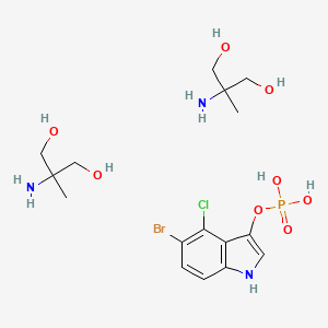 molecular formula C16H28BrClN3O8P B13808562 Bcip . 2 ampd 