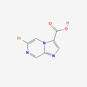 6-Bromoimidazo[1,2-a]pyrazine-3-carboxylic acid