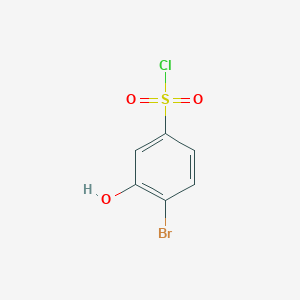 4-Bromo-3-hydroxybenzene-1-sulfonyl chloride