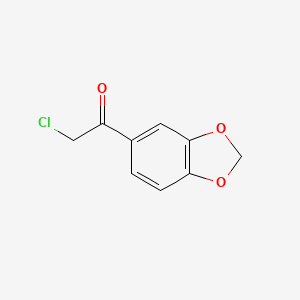 molecular formula C9H7ClO3 B13808758 Ethanone, 1-(1,3-benzodioxol-5-yl)-2-chloro- CAS No. 83070-15-9