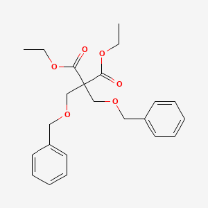 molecular formula C23H28O6 B1380878 Diethyl 2,2-bis((benzyloxy)methyl)malonate CAS No. 148206-99-9
