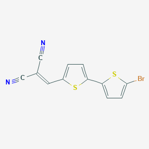 2-[(5'-Bromo-[2,2'-bithiophen]-5-yl)methylene]malononitrile