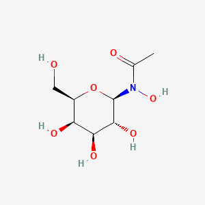 molecular formula C8H15NO7 B13808859 Acetamide,N-SS-D-galactopyranosyl-N-hydroxy- CAS No. 85339-17-9
