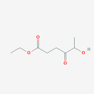 molecular formula C8H14O4 B1380886 Ethyl 5-hydroxy-4-oxohexanoate CAS No. 105469-27-0