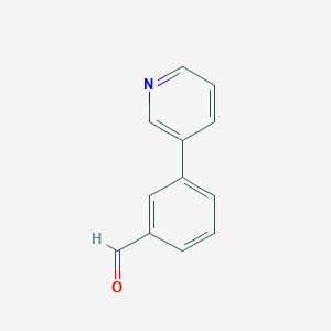 molecular formula C12H9NO B138089 3-(吡啶-3-基)苯甲醛 CAS No. 131231-24-8