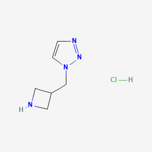1-(azetidin-3-ylmethyl)-1H-1,2,3-triazole hydrochloride