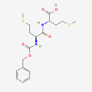 molecular formula C18H26N2O5S2 B13808921 Z-Met-met-OH 