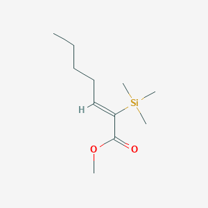 molecular formula C11H22O2Si B13808938 methyl (Z)-2-trimethylsilylhept-2-enoate 