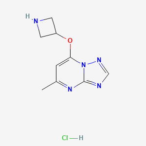 7-(Azetidin-3-yloxy)-5-methyl-[1,2,4]triazolo[1,5-a]pyrimidine hydrochloride