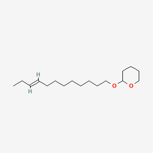 molecular formula C17H32O2 B13809034 2H-Pyran, 2-[(9E)-9-dodecenyloxy]tetrahydro- CAS No. 71566-57-9