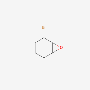 molecular formula C6H9BrO B13809046 2-bromo-7-oxabicyclo[4.1.0]heptane 