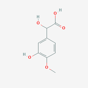 molecular formula C9H10O5 B138091 2-羟基-2-(3-羟基-4-甲氧基苯基)乙酸 CAS No. 3695-24-7