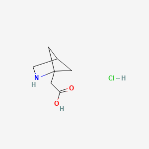 2-{2-Azabicyclo[2.1.1]hexan-1-yl}acetic acid hydrochloride