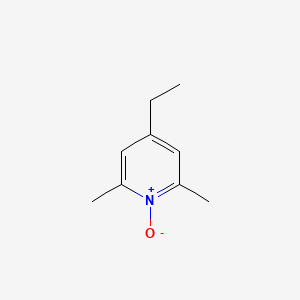 molecular formula C9H13NO B13809201 Pyridine, 4-ethyl-2,6-dimethyl-, 1-oxide (9CI) 