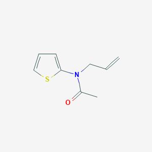 molecular formula C9H11NOS B13809232 N-Allyl-N-(2-thienyl)acetamide 