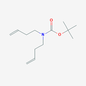 molecular formula C13H23NO2 B1380928 tert-Butyl di(but-3-en-1-yl)carbamate CAS No. 1211531-07-5