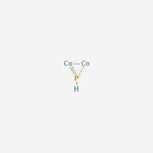 molecular formula Co2HP B13809288 Cobalt;phosphanylidenecobalt 
