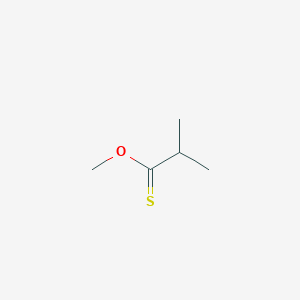 molecular formula C5H10OS B13809297 O-methyl 2-methylpropanethioate 