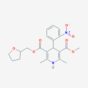 molecular formula C21H24N2O7 B138093 Furnidipine CAS No. 138661-03-7