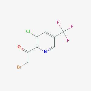 2-Bromo-1-(3-chloro-5-(trifluoromethyl)pyridin-2-yl)ethanone