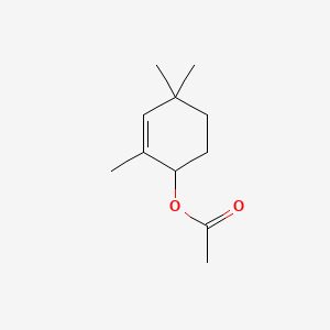 molecular formula C11H18O2 B13809378 2,4,4-Trimethyl-2-cyclohexen-1-ol acetate 