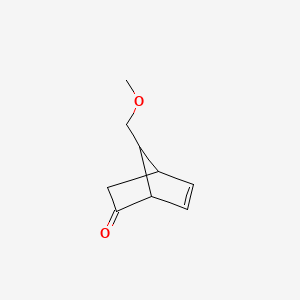 molecular formula C9H12O2 B13809383 Bicyclo[2.2.1]hept-5-en-2-one, 7-(methoxymethyl)- CAS No. 62912-32-7