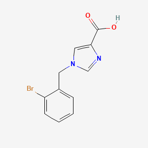 1-(2-Bromobenzyl)-1H-imidazole-4-carboxylic acid