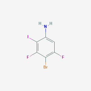4-Bromo-3,5-difluoro-2-iodoaniline