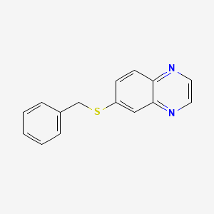 6-Benzylsulfanyl-quinoxaline