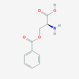 molecular formula C10H11NO4 B13809609 L-Serine,O-benzoyl- 