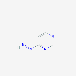 molecular formula C4H4N4 B13809623 4-Diazenylpyrimidine CAS No. 504407-91-4