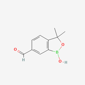 1-Hydroxy-3,3-dimethyl-1,3-dihydrobenzo[c][1,2]oxaborole-6-carbaldehyde