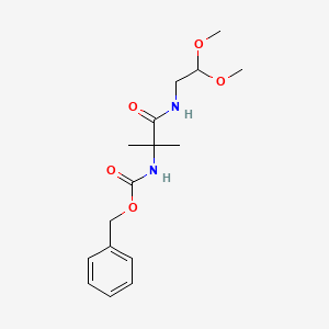 Benzyl 1-(2,2-dimethoxyethylamino)-2-methyl-1-oxopropan-2-ylcarbamate