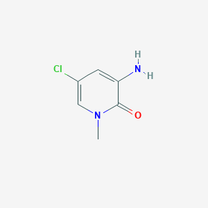 3-Amino-5-chloro-1-methyl-1,2-dihydropyridin-2-one