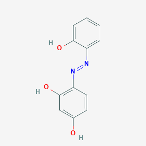 molecular formula C12H10N2O3 B13809810 1,3-Benzenediol, 4-[(2-hydroxyphenyl)azo]- CAS No. 4867-02-1