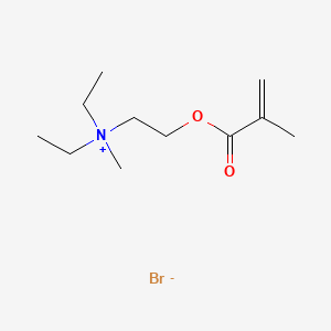 molecular formula C11H22BrNO2 B13809815 Diethylmethyl(2-((2-methyl-1-oxoallyl)oxy)ethyl)ammonium bromide CAS No. 59836-87-2