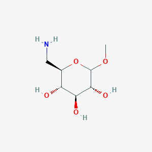 molecular formula C7H15NO5 B13809833 methyl 6-amino-6-deoxy-D-glucopyranoside 