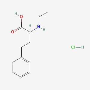 molecular formula C12H18ClNO2 B13809863 L-(+)Homophenylalanine ethyl ester hydrochloride 